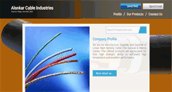Desktop Screenshot of firesurvivalcables.com